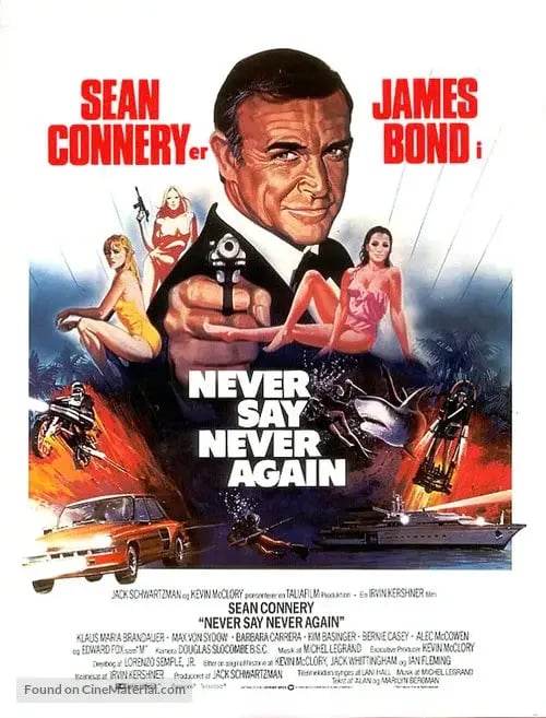 never say never again